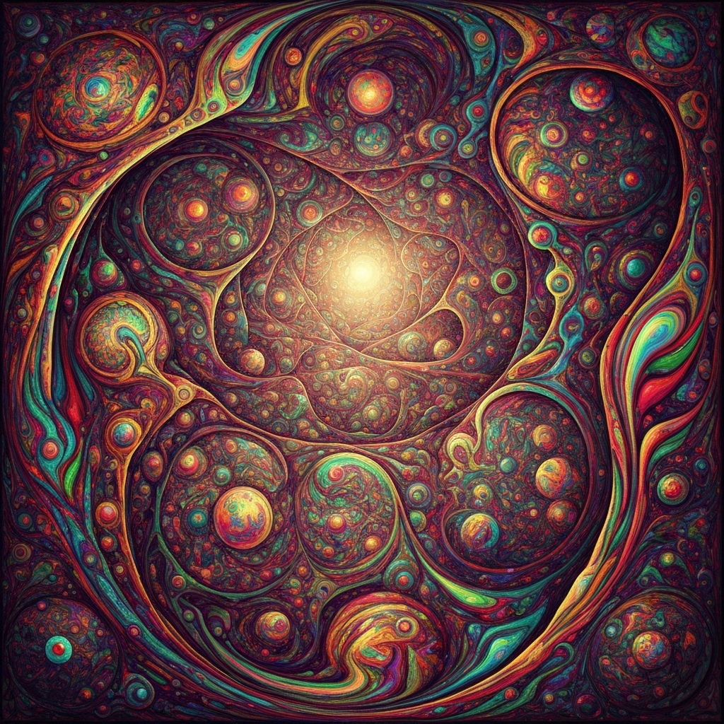 Arte Psicodélico Generativo - Transformaciones Infinitas